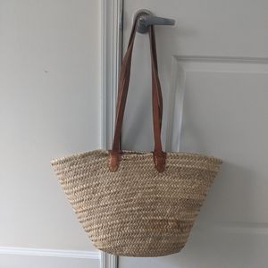 Authentic Hawaiian straw tote